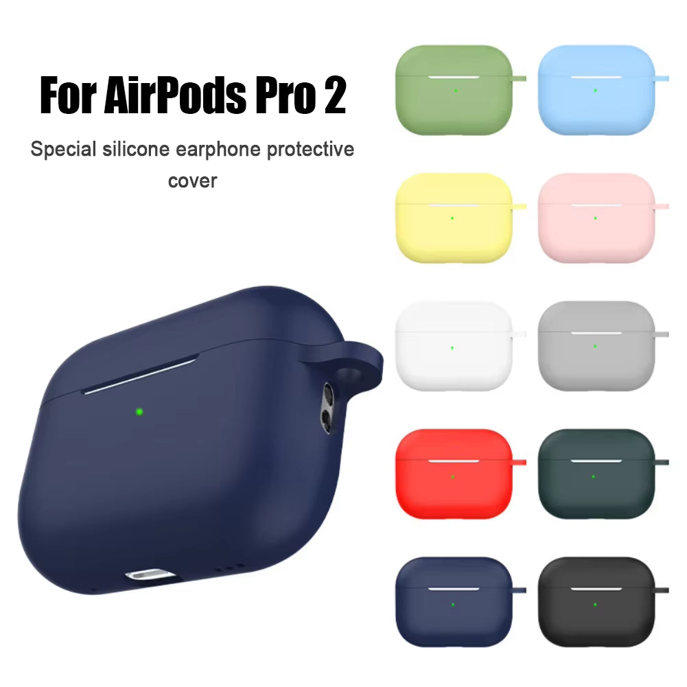 Earphone Silicone Case for Apple Airpods Pro 2/3 Cover Earphone Cases Anti-Lost Earphone Strap for Apple Airpods Pro 2/3